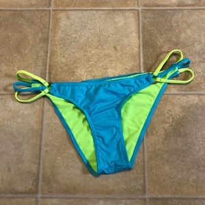 Blue bikini bottom